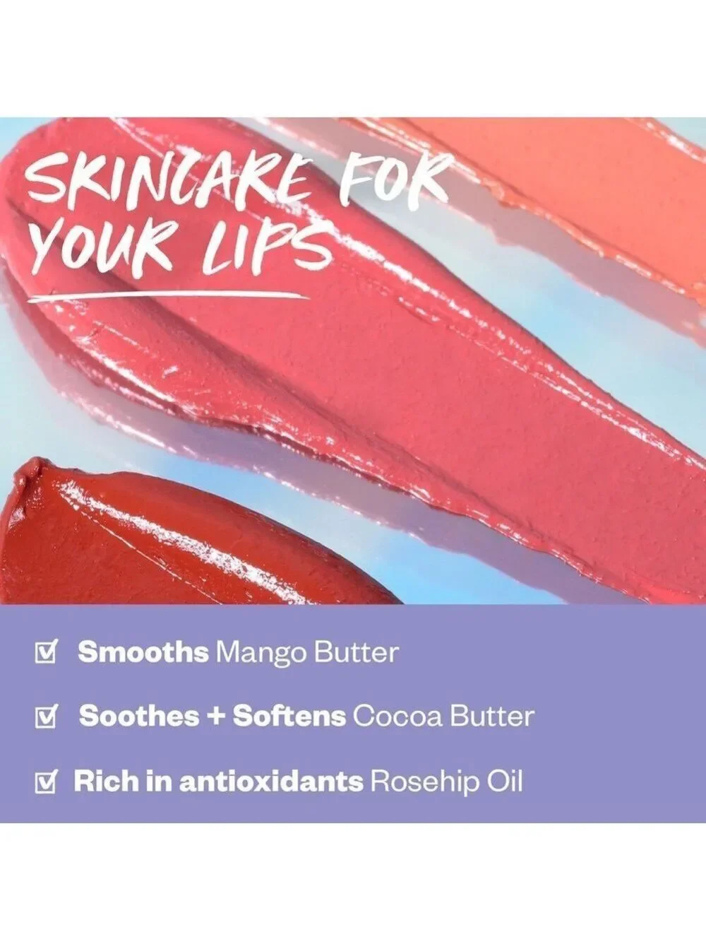 Kosas HIGH CUT Weightless Lip Color | NEW | Warm Rosy Pink | Nourishing Lipstick